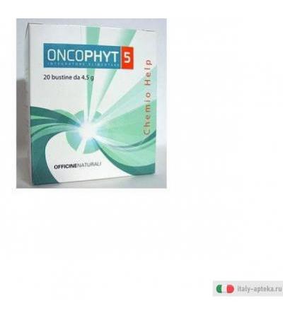oncophyt 5 integratore alimentare utile per stimola le funzioni depurative attivando la fisiologica