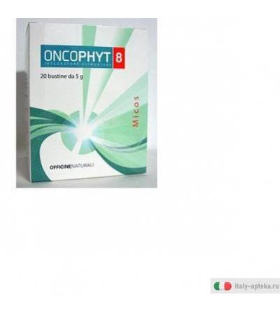 oncophyt 8 integratore alimentare utile per favorire le naturali difese dell'organismo.