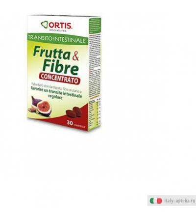 Ortis frutta e fibre Concentrato Integratore Alimentare 30 Compresse