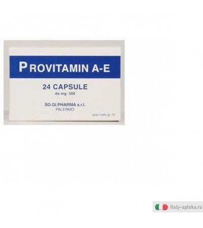 p rovitamin a-e complemento alimentare utile in caso di carenza delle vitamine a ed e.