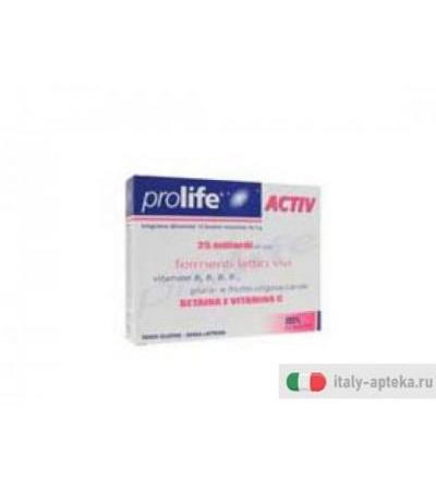 Prolife Activ Integratore Alimentare di Fermenti Lattici 10 Bustine