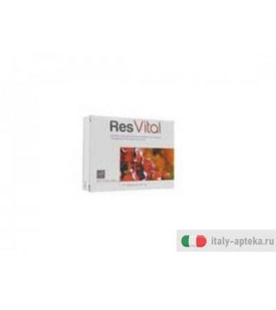 resvital integratore alimentare. favorisce il contrasto dell'azione dannosa dei radicali liberi e