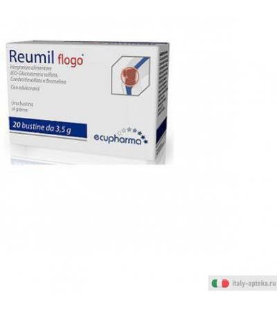 reumil flogo integratore alimentare di glucosamina, condroitin solfato, bromelina. con