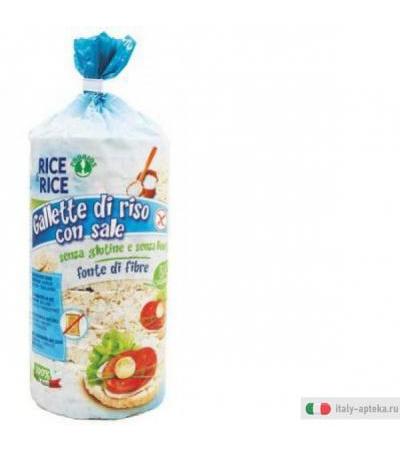 Rice&Rice Gallette di Riso con Sale Biologico senza Glutine 100g