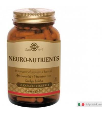 Solgar Integratore Alimentare Neuro Nutrients 30 Capsule Vegetali