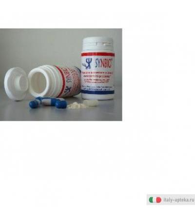 synbio integratore alimentare composto da una miscela di due ceppi batterici probiotici,