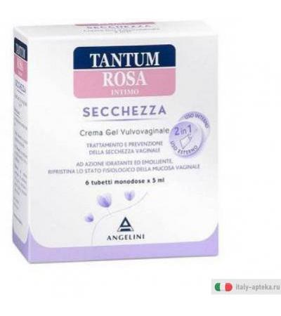 Tantum rosa Intimo Crema Secchezza Vaginale 2in1 6 Tubetti