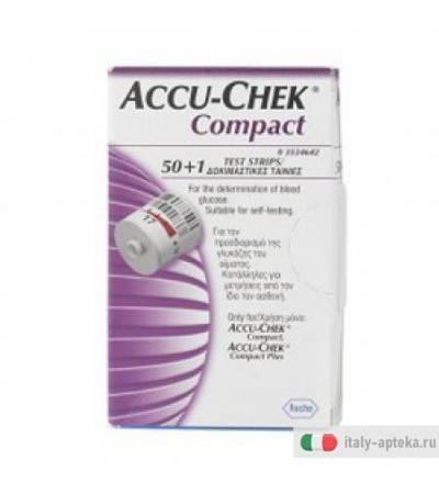 Accu-chek Compact Str 50+1pz