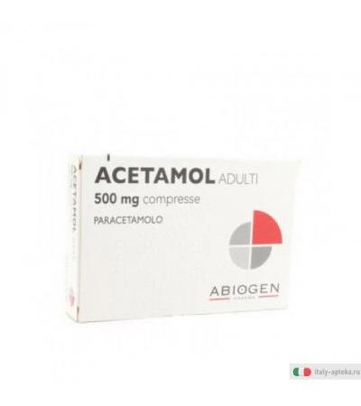 Acetamol adulti 20 compresse 500 mg