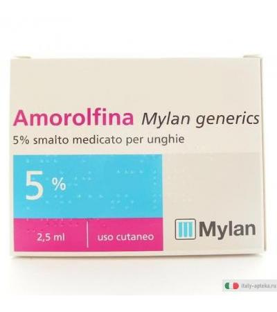 Amorolfina Mylan smalto 2,5 ml 5%