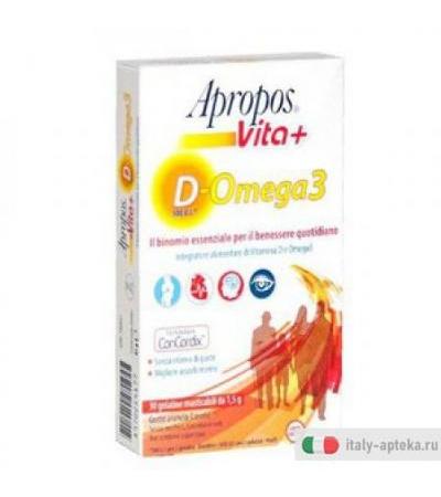 Apropos Vita+vitd+omega3 30gel