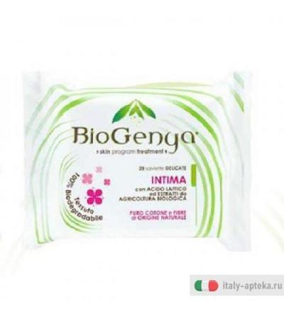 Biogenya Salviette Intime Cotone 20pz