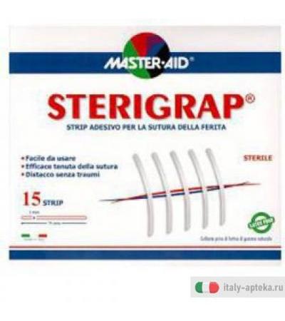 Cer Master Aid Sterigrap 7,5x0,6 strip per sutura