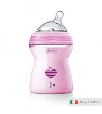 Ch Bib Natfeel 2m+ Girl 250ml