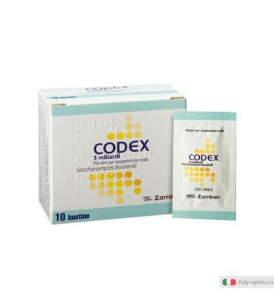 Codex 10 bustine 5 miliardi 250 mg