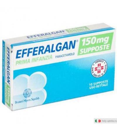 Efferalgan10 supposte 150 mg