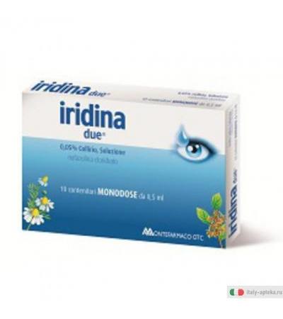 Iridina Due collirio 10 flaconcini 0,5ml 0,05%