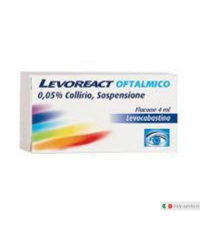 Levoreact .Collirio 4ml 0,5mg/