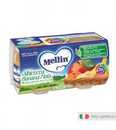 Mellin Omog Alb/ban/mela2x100g