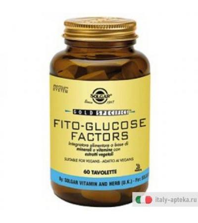 Solgar Fito Glucose factors 60 tavolette