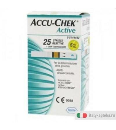 25 strisce reattive per Accu Chek Active