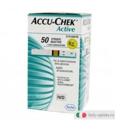 50 strisce reattive per Accu Chek Active