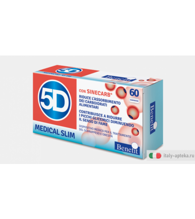 5D Medical Slim con Sinecarb 60 compres