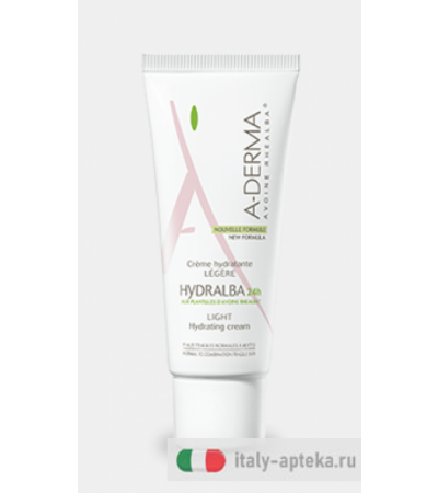 A-Derma Hydralba crema hydratante leggera 40ml