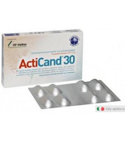 ActiCand 30 prevenzione delle VulvoVaginiti da Candida 8 compresse vaginali da 1,3 grammi