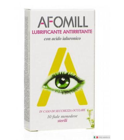 AFOMILL Lubrificante antirritante 10 fiale monodose sterili