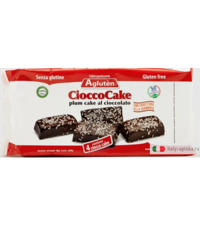 Agluten Cioccocake senza glutine 4x40g