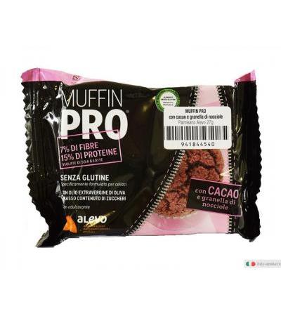 Alevo Muffin Pro Cacao e Granella di Nocciola senza glutine 27g