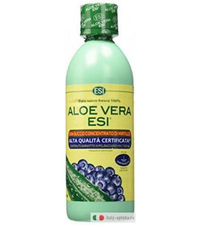 Aloe Vera Esi con succo concentrato di Mirtillo 1 litro