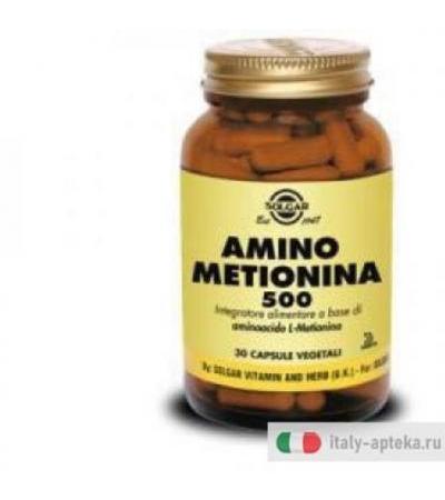 Amino metionina 500 30 capsule vegetali - Solgar