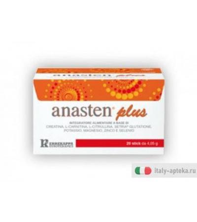 Anasten Plus funzione contrattile del cuore e dei muscoli 20 stick