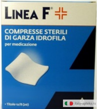 Angelini Linea F Compresse sterili di graza idrofila 10x10 cm 100 compresse