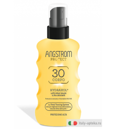 Angstrom Protect Hydraxol SPF30 Latte solare ultra idratante 175ml