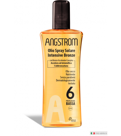 Angstrom Protect Intensive Bronze SPF6 Olio solare spray 150ml