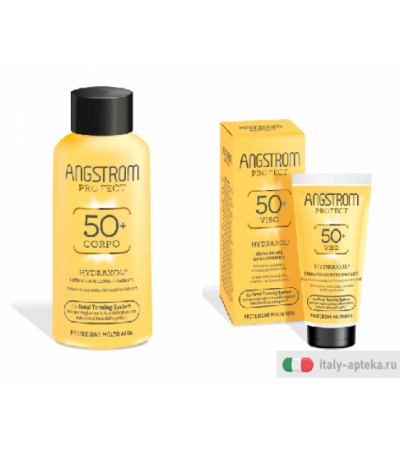 Angstrom Protect Promo 1+1 Gratis SPF50+ viso crema solare 50ml + SPF50+ corpo latte solare 200ml