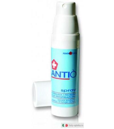 Antiò Spray neutralizza i problemi di traspirazione senza profumo 50ml