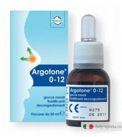 Argotone 0-12 gocce nasali 20ml
