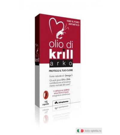 Arko Olio di Krill protezione per il cuore 30 capsule