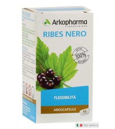 Arkopharma Arkocapsule integratore alimentare Ribes Nero 45 capsule