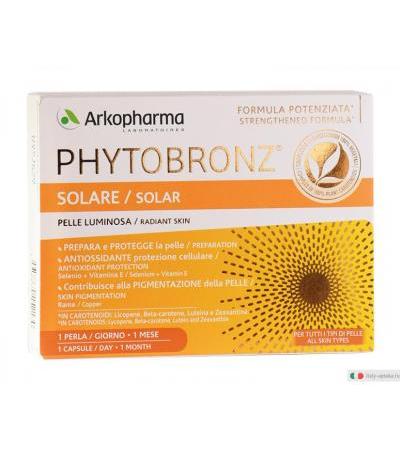 Arkopharma Phytobronz integratore alimentare per la pelle 30 perle