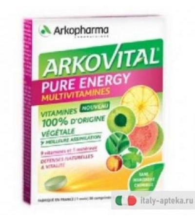 Arkovital Pure Energy Multivitaminico vegetale 30 compresse