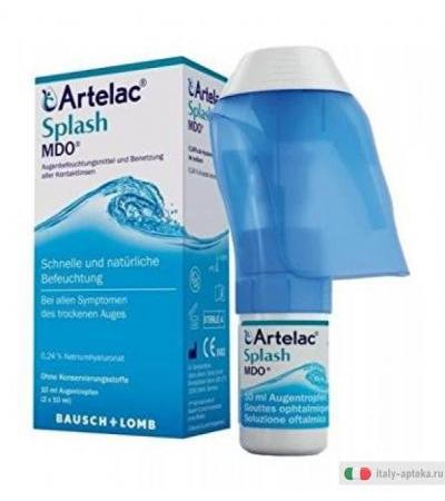 Artelac Splash MDSC idratazione immediata per occhi stanchi e irritati 10ml di soluzione oftalmica