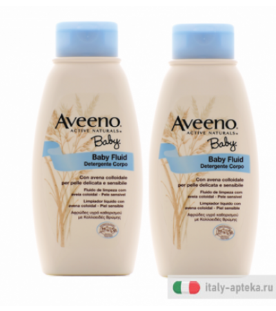 Aveeno Baby Fluid Detergente Corpo PROMO 2x500ml