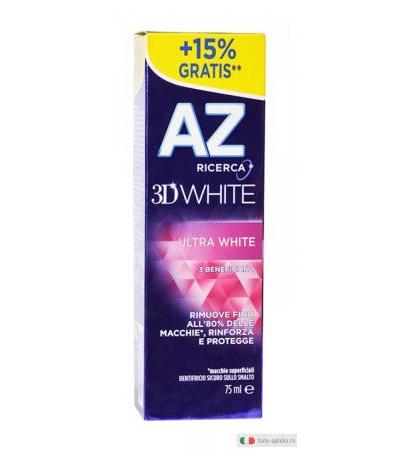 AZ 3D White dentifricio ultra white 75ml