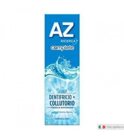 AZ Complete Fresh&Whitening dentifricio + colluttorio menta fresca 2in1 75 ml