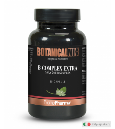 B Complex Extra Botanical integratore alimentare per stanchezza e affaticamento 30 capsule